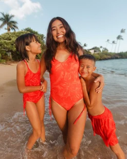 Tied One Piece Family Matching|Mommy & Me