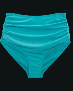 Hot Ruched High Rise Bottom Swim Bottoms