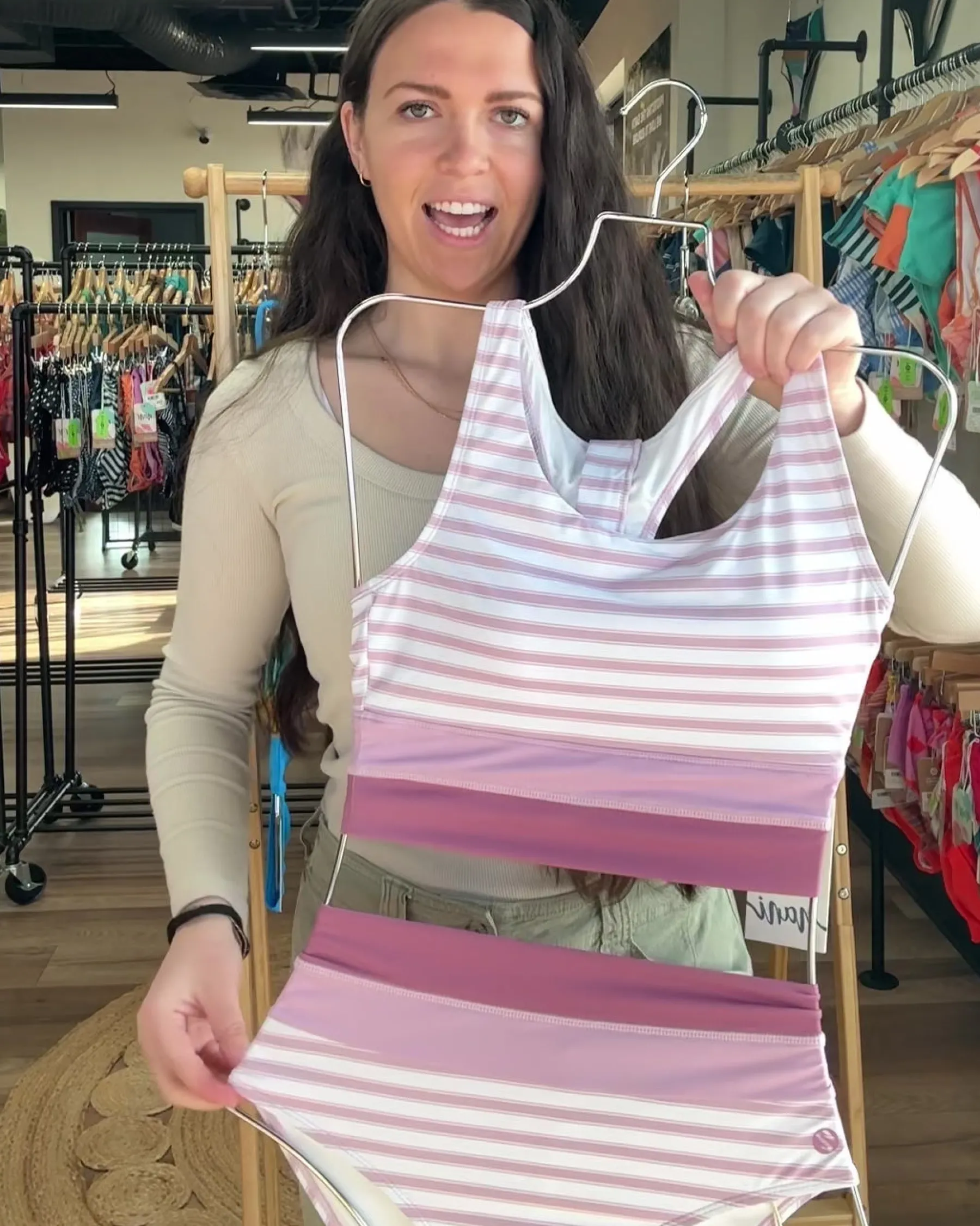 New Colorblock Bottom Swim Bottoms