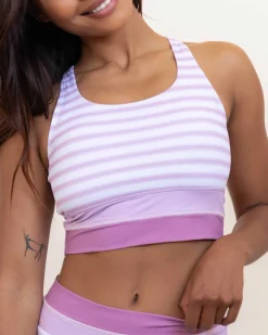 Online Cut Back Crop Swim Tops