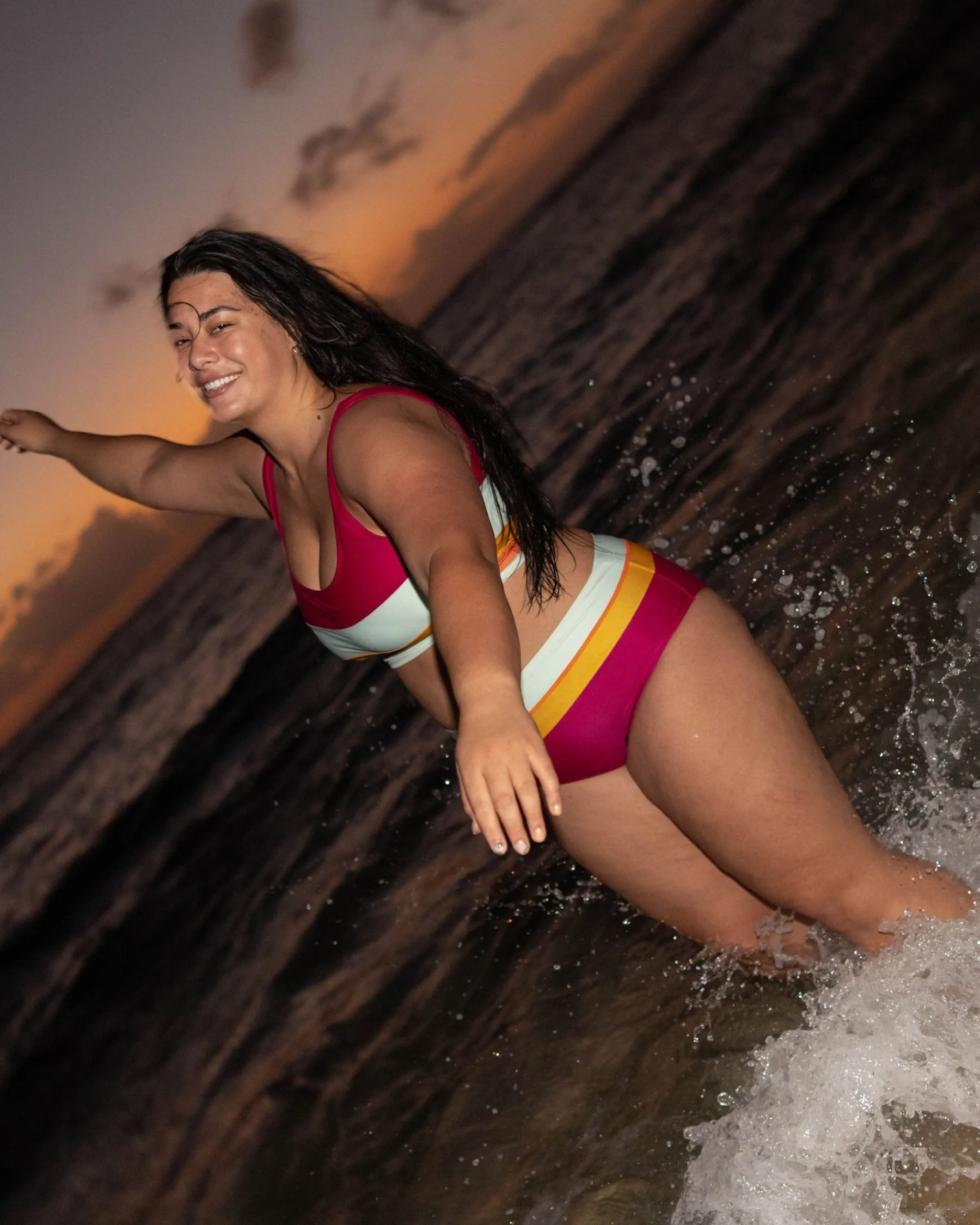 Discount Colorblock Bottom Swim Bottoms