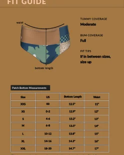 Sale Patch Bottom Swim Bottoms