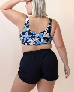 Hot Black Expedition Short Swim Bottoms