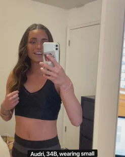 Clearance Black Point Break Crop Swim Tops