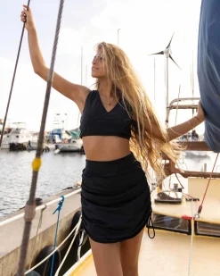 Online Ruched Swim Skirt Swim Bottoms