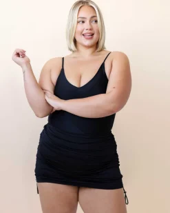 Online Ruched Swim Skirt Swim Bottoms