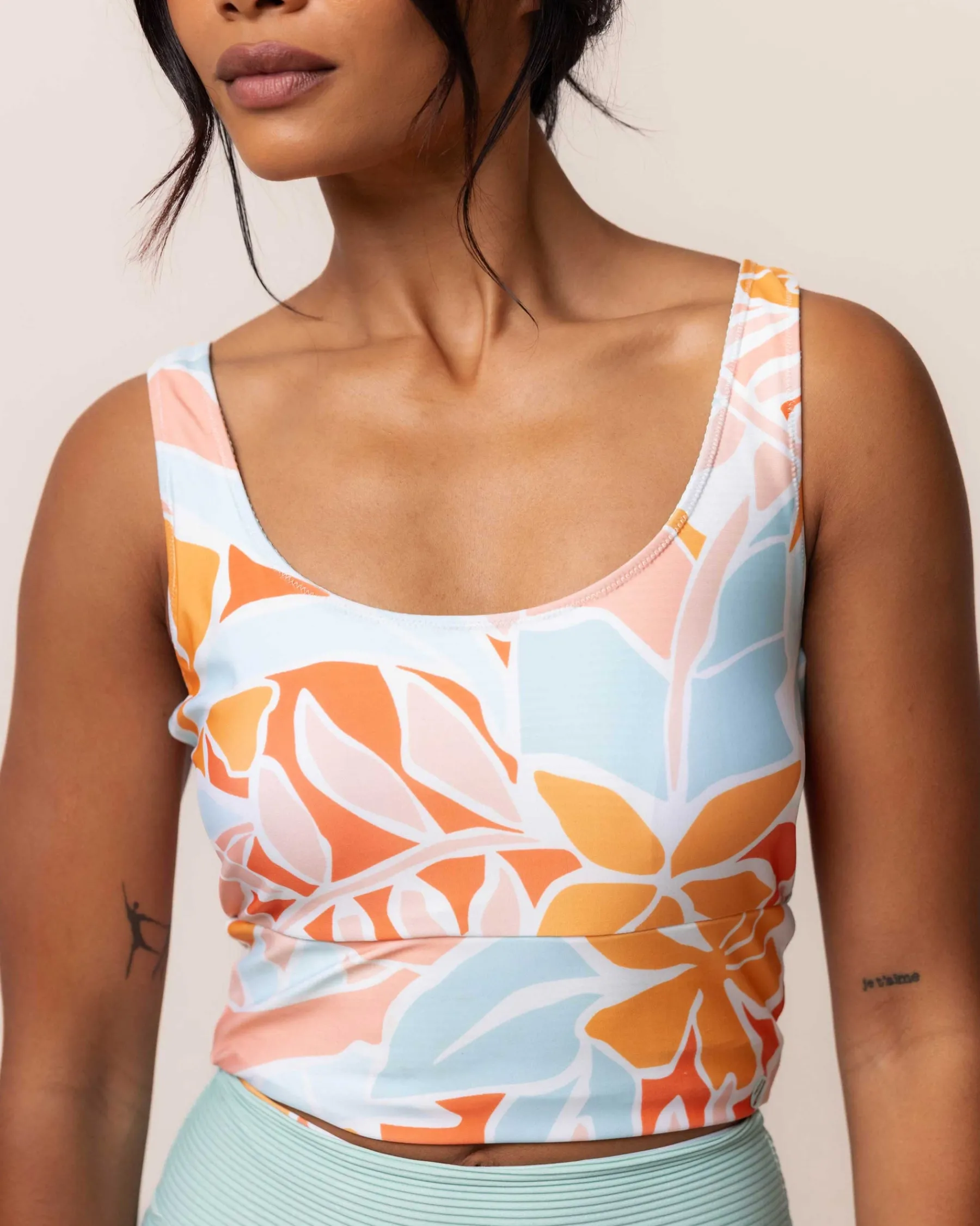 4 Way Reversible Midkini Swim Tops