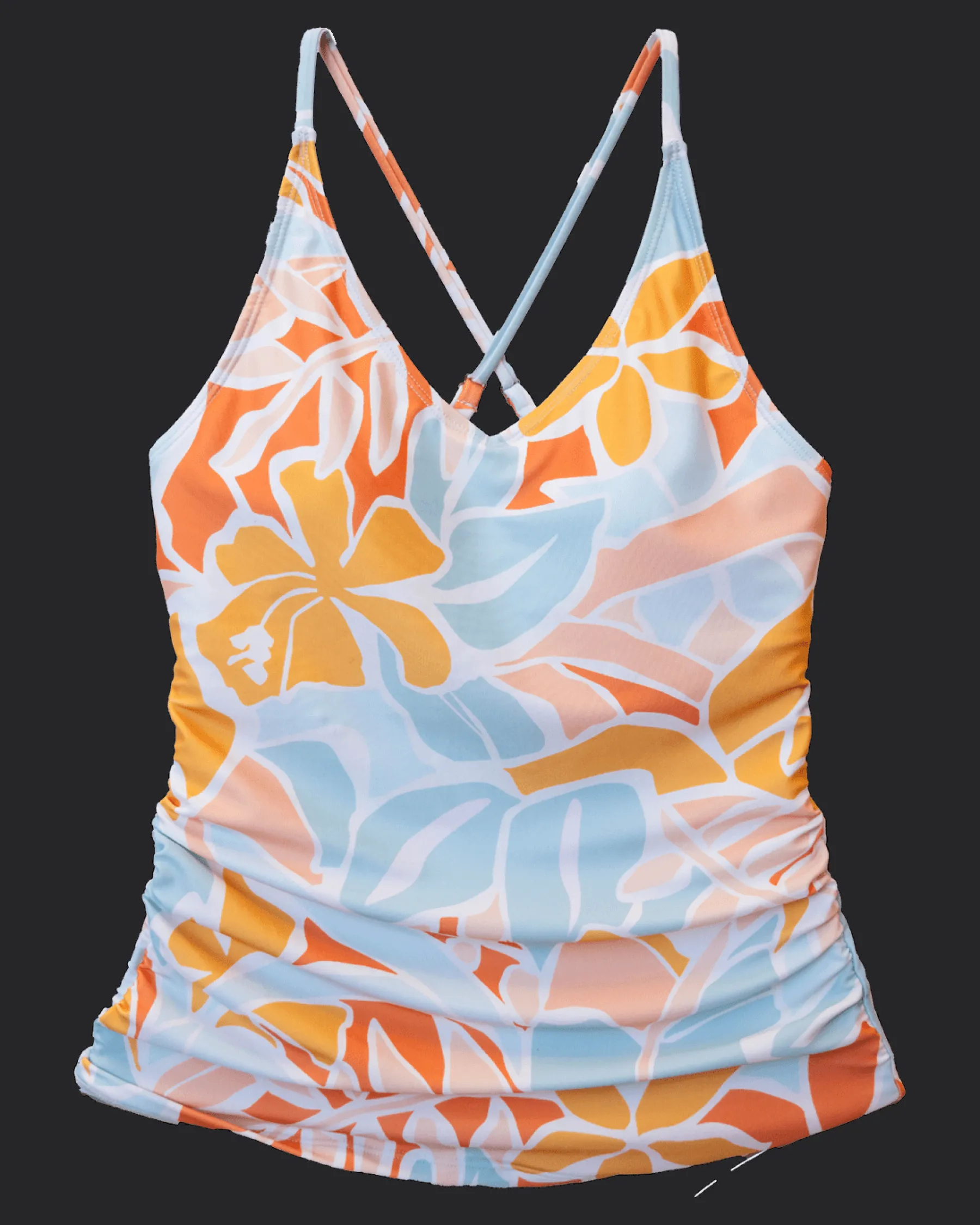 Online V-Neck Tankini Swim Tops