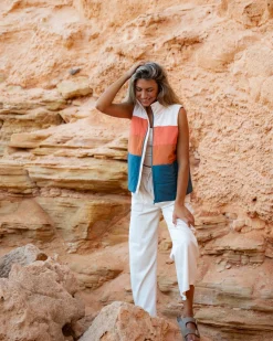 Best Colorblock Vest Outerwear|Tops