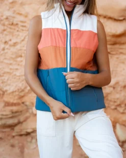 Best Colorblock Vest Outerwear|Tops