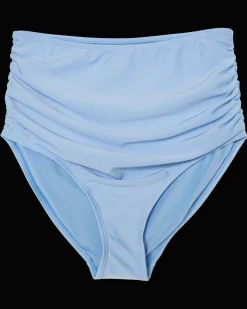 Discount Ruched High Rise Bottom Swim Bottoms