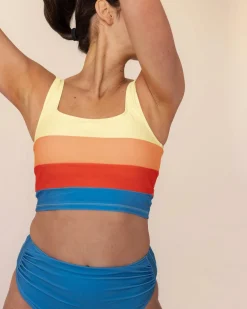 Clearance Core Crop Swim Tops