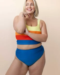 Clearance Core Crop Swim Tops