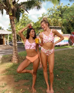 Hot Reversible High Leg Bottom Swim Bottoms