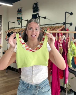 Clearance 4-Way Reversible Bralette Swim Tops