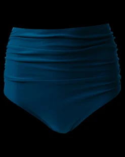 Outlet Ruched High Rise Bottom Swim Bottoms