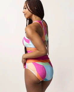 Best Colorblock Bottom Swim Bottoms