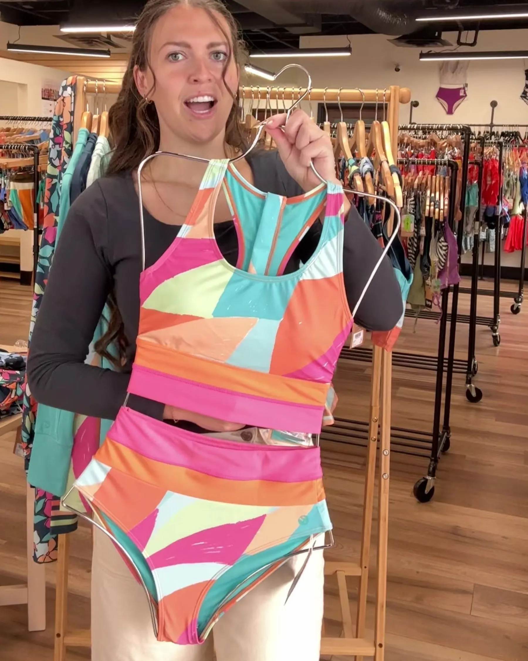 Best Colorblock Bottom Swim Bottoms