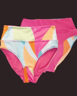 Clearance Reversible High Rise Bottom Mommy & Me|Swim Bottoms