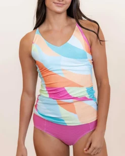 Online V-Neck Tankini Swim Tops|Mommy & Me