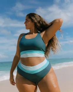 Hot Colorblock Bottom Swim Bottoms