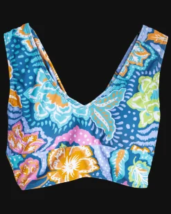 Discount Twist Crop Swim Tops
