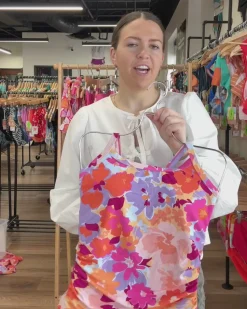 Sale Scoop Neck Tankini Swim Tops