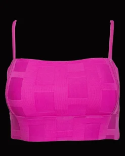 New Flamingo Surf Crop Swim Tops