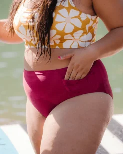 Clearance Yoga Pocket Bottom Swim Bottoms