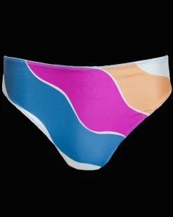 Flat Rib Sunrise Reversible High Leg Bottom Swim Bottoms