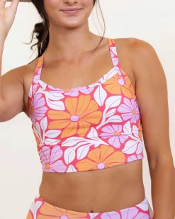 Online Scoop Neck Crop Mommy & Me|Swim Tops