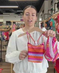 Girls Scoop Neck Crop Set Mommy & Me