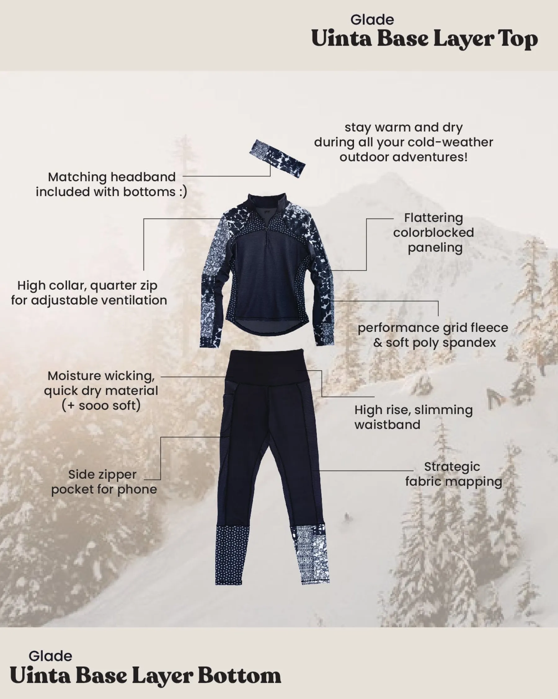 Best Uinta Thermal Base Layer Women's Top Base Layer