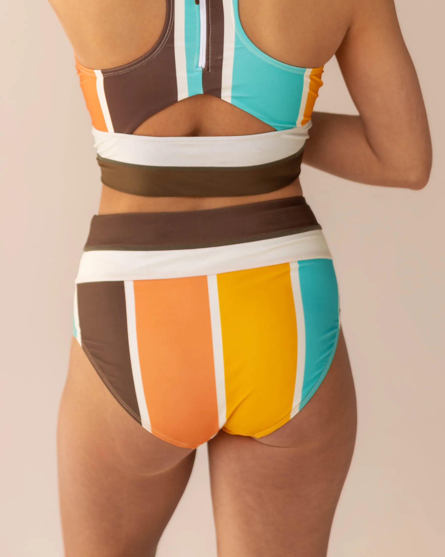 Outlet Colorblock Bottom Swim Bottoms
