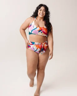 Tied Up Bottom Swim Bottoms