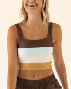 Discount Core Crop Swim Tops