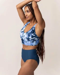 Clearance Twist Crop Swim Tops