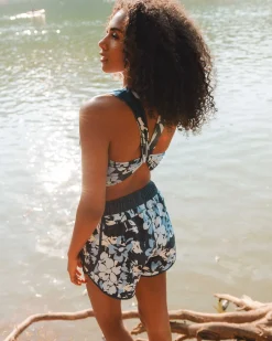 Clearance Twist Crop Swim Tops