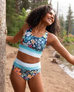 Clearance Colorblock Bottom Swim Bottoms