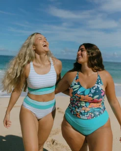 Outlet V-Neck Tankini Swim Tops