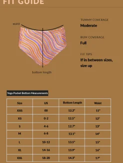 Best Yoga Pocket Bottom Swim Bottoms