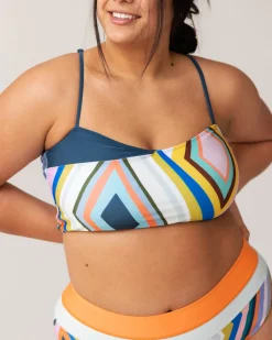 Clearance Crossover Bralette Swim Tops