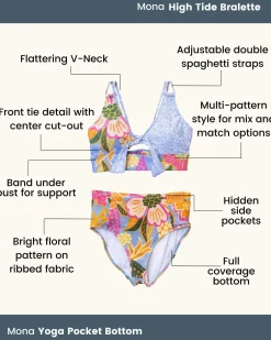 New High Tide Bralette Swim Tops