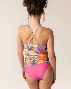 Outlet V-Neck Tankini Swim Tops