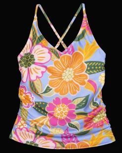 Outlet V-Neck Tankini Swim Tops