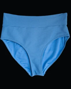 New Flat Rib Mid Rise Bottom Swim Bottoms