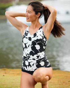 Online V-Neck Tankini Swim Tops