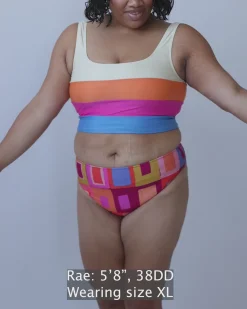 Discount Moroccan Reversible High Leg Bottom Swim Bottoms