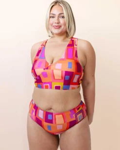 Sale Moroccan Switch V Crop Swim Tops