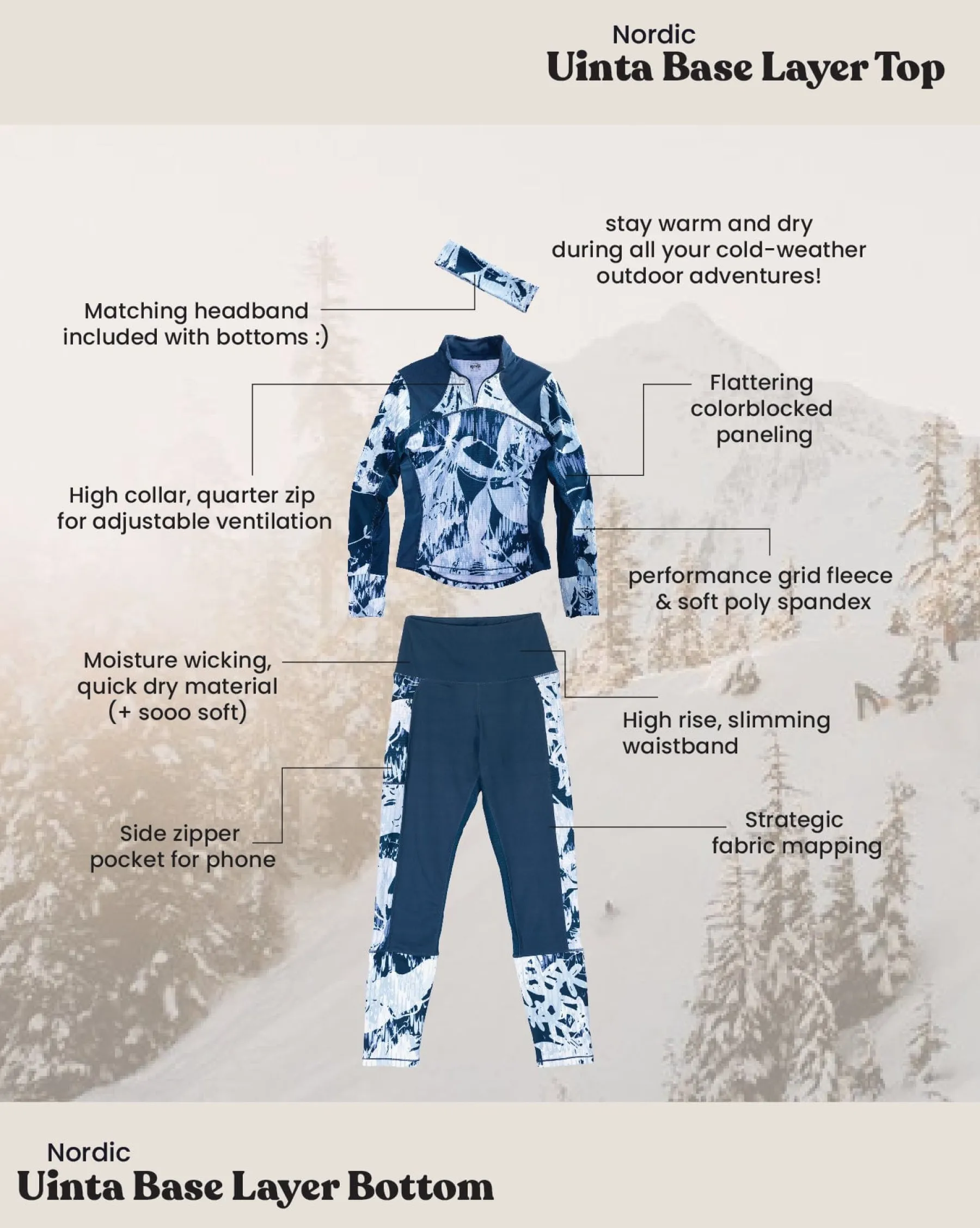 New Uinta Thermal Base Layer Women's Top Base Layer